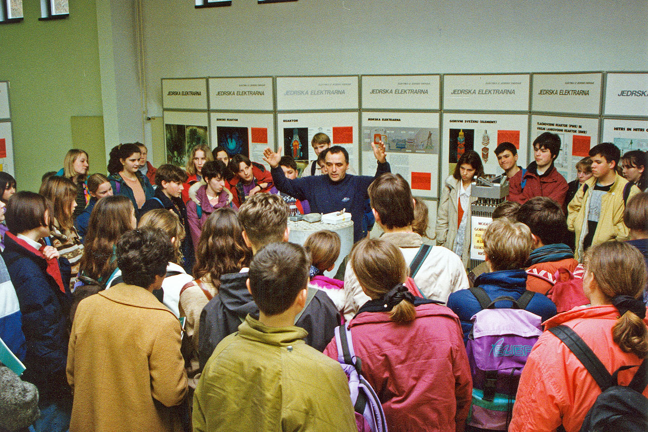 Obisk šolarjev 1995